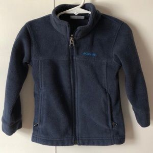 Columbia navy blue fleece 3T